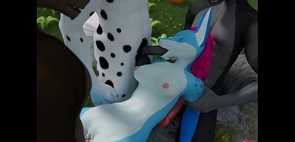 trendsGroup sex with a passionate wolf Furry